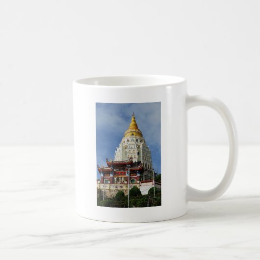 マレーシアピナンの島のKek Lok Siの寺院 コーヒーマグカップ (右)