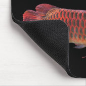 マレーシアンゴールデンアロワナとスーパーレッドアロワナのマウスパッド マウスパッド (コーナー)