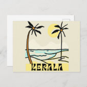 マレーシア人のためのカーラインドビーチ シーズンポストカード (正面/裏面)