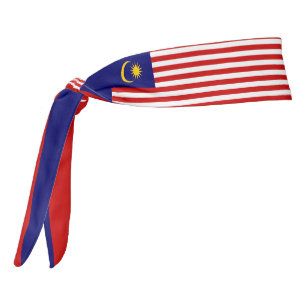 マレーシア国エレガント国国旗 タイヘッドバンド