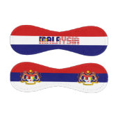 マレーシア国旗とコート・オブ・アームズ 野球ボール (パネル)