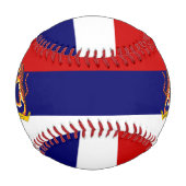 マレーシア国旗とコート・オブ・アームズ 野球ボール (裏面)