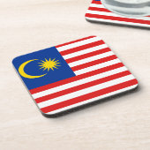 マレーシア国旗のコースター コースター (左側)