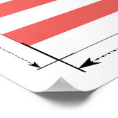 マレーシア国旗の大きさ ポスター (角)