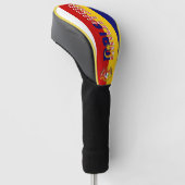 マレーシア国旗の華やかな愛国心 ゴルフヘッドカバー (アングル)