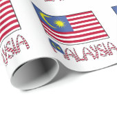 マレーシア国旗の贈り物 ラッピングペーパー (ロールコーナー)