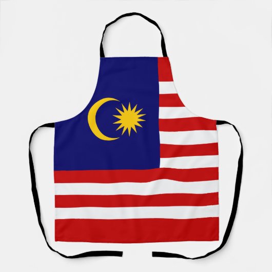 マレーシア国旗 エプロン (正面)