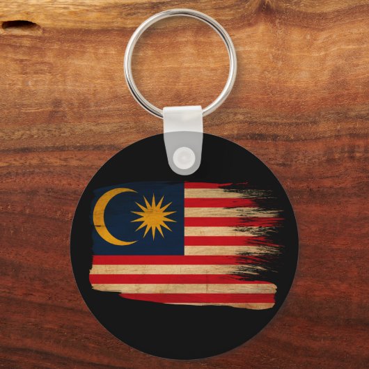 マレーシア国旗 キーホルダー (正面)