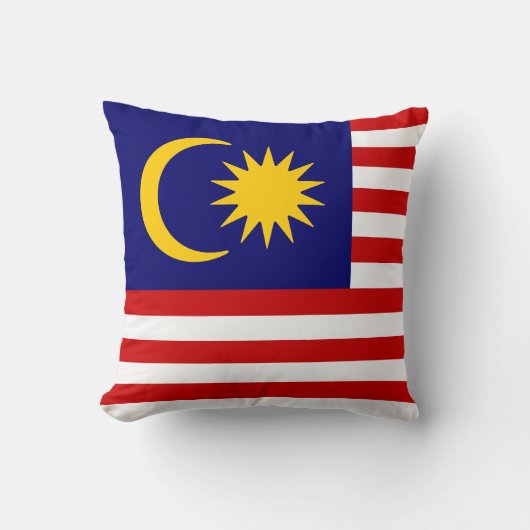マレーシア国旗 クッション (正面)