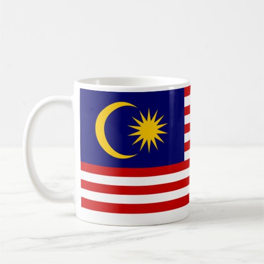 マレーシア国旗 コーヒーマグカップ (左)