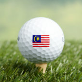 マレーシア国旗 ゴルフボール (インサイチュ 木)