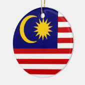 マレーシア国旗 セラミックオーナメント (左)
