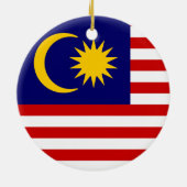 マレーシア国旗 セラミックオーナメント (裏面)