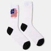 マレーシア国旗 ソックス (右)