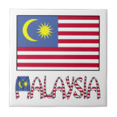 マレーシア国旗 タイル (正面)