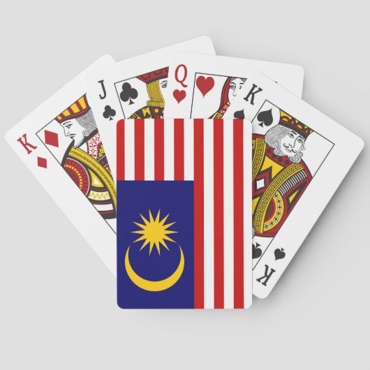 マレーシア国旗 トランプ (裏面)