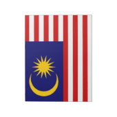 マレーシア国旗 ノートパッド (回転)