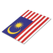 マレーシア国旗 ノートパッド (アングル)
