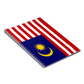 マレーシア国旗 ノートブック (右側)