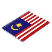 マレーシア国旗 ノートブック (左側)
