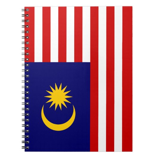 マレーシア国旗 ノートブック (正面)
