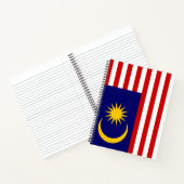 マレーシア国旗 ノートブック (内部)