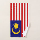 マレーシア国旗 ハンドタオル (ハンドタオル)