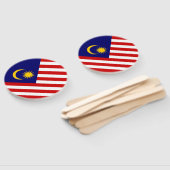 マレーシア国旗 ハンドファン (組立なし)