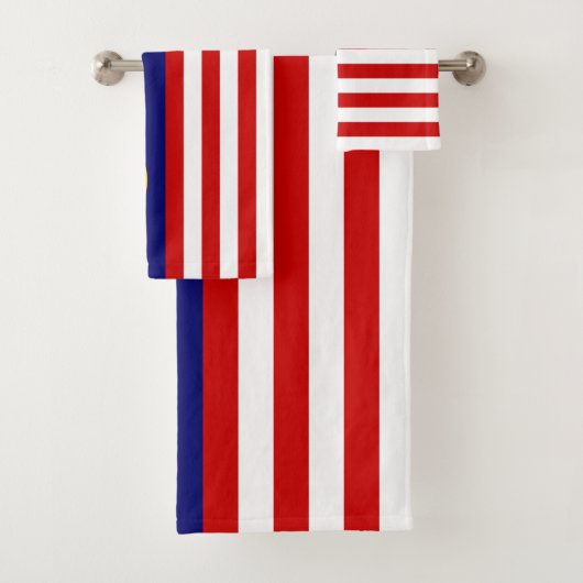 マレーシア国旗 バスタオルセット (インサイチュ)