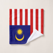 マレーシア国旗 バスタオルセット (ウォッシュタオル)