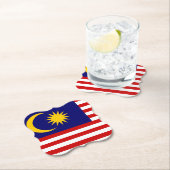 マレーシア国旗 ペーパーコースター (インサイチュ)