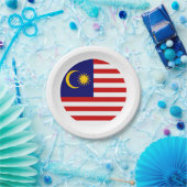 マレーシア国旗 ペーパープレート (パーティー)