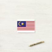 マレーシア国旗 ポストイット (デスク上)