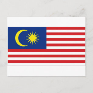 マレーシア国旗 ポストカード