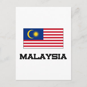 マレーシア国旗 ポストカード