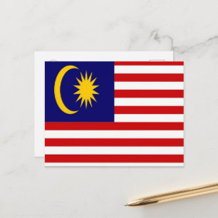 マレーシア国旗 – ポストカード