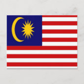 マレーシア国旗 – ポストカード (正面)