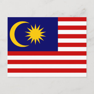 マレーシア国旗 ポストカード