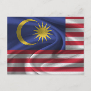マレーシア国旗 ポストカード
