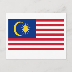 マレーシア国旗 ポストカード