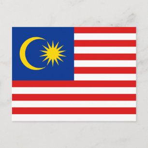 マレーシア国旗 ポストカード