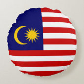 マレーシア国旗 ラウンドクッション (正面)