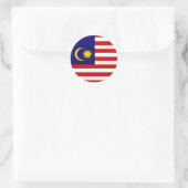 マレーシア国旗 ラウンドシール (バッグ)