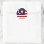マレーシア国旗 ラウンドシール (バッグ)