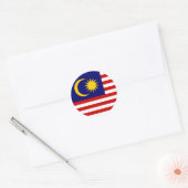 マレーシア国旗 ラウンドシール (封筒)