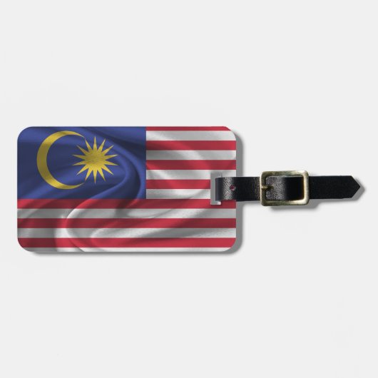 マレーシア国旗 ラゲッジタグ (正面横)