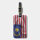 マレーシア国旗 ラゲッジタグ (正面縦)