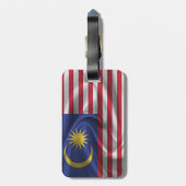 マレーシア国旗 ラゲッジタグ (裏面縦)