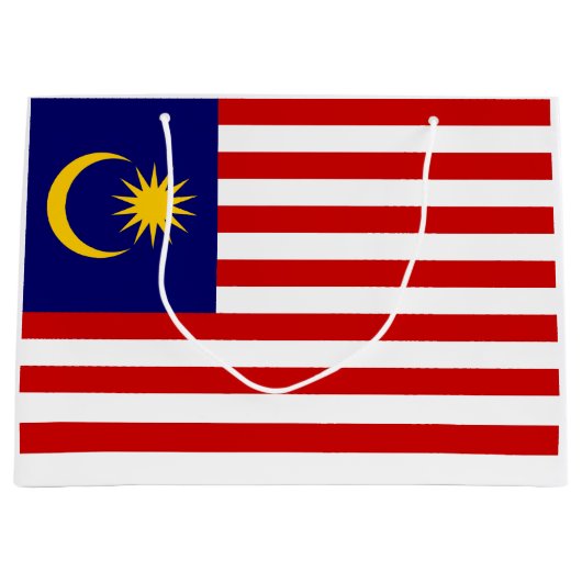 マレーシア国旗 ラージペーパーバッグ (正面)