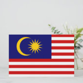 マレーシア国旗 便箋 (スタンド正面)